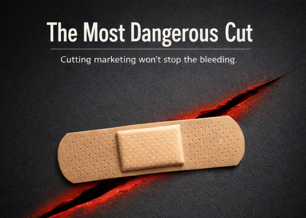 The Most Dangerous Cut: Cutting Marketing Won't Stop the Bleeding